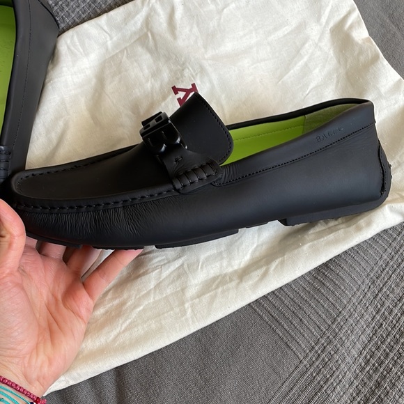 Bally Men’s Leather Moccasins | EU 43 | Timeless Elegance | Designer Loafers - Picture 4 of 4